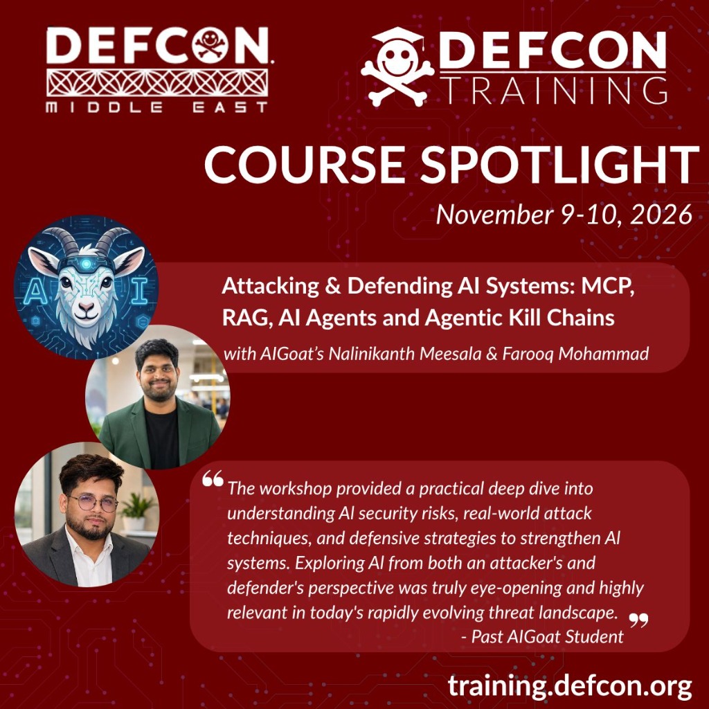 DEFCON Training Course Spotlight: Attacking & Defending AI Systems